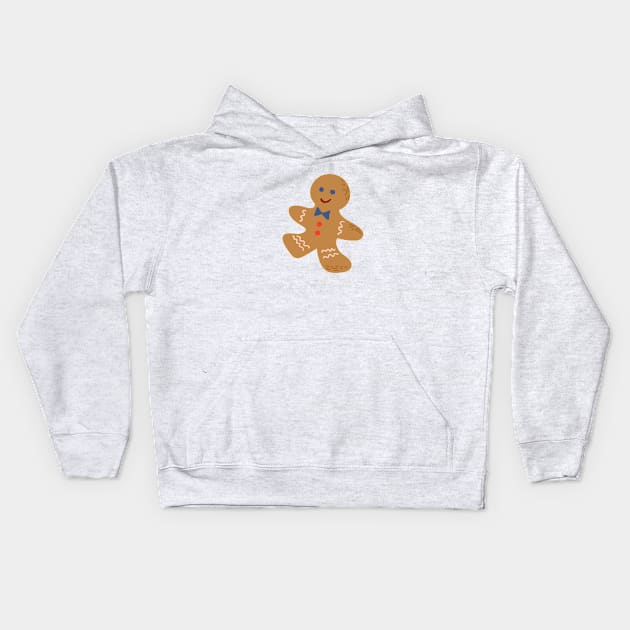 Gingerbread man Kids Hoodie by DanielK